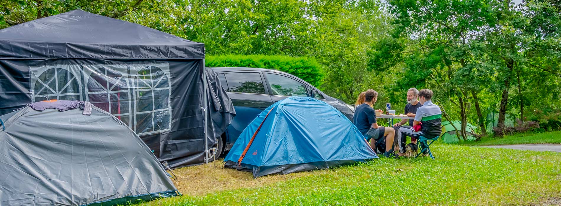 camping emplacement caravaning pays basque