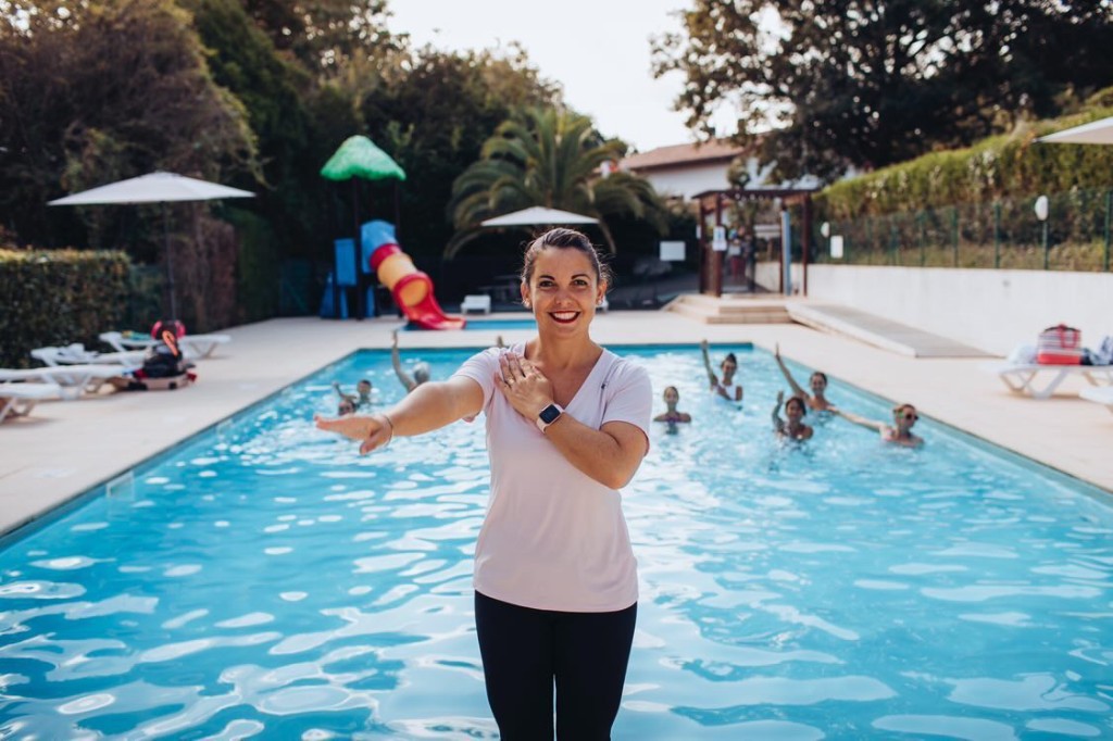 piscina climatizada del camping suhiberry